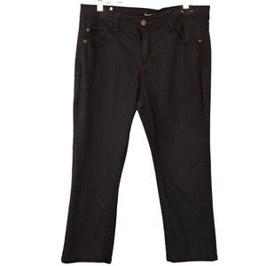 SUPPLIES BY UNION BAY‎ 14 Womens Mila Modern Crop Black Denim Jeans Mid-Rise
